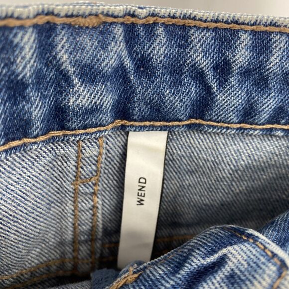 Weekday Jean Skirt Womens 4 EU 36 Wend Blue Denim Mini - Picture 4 of 7